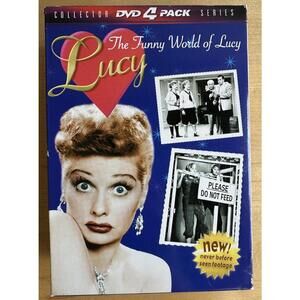 Funny World of LUCY The 4 Pack DVD 4-Disc Set Funny TV I Love Lucy, Lucille Ball
